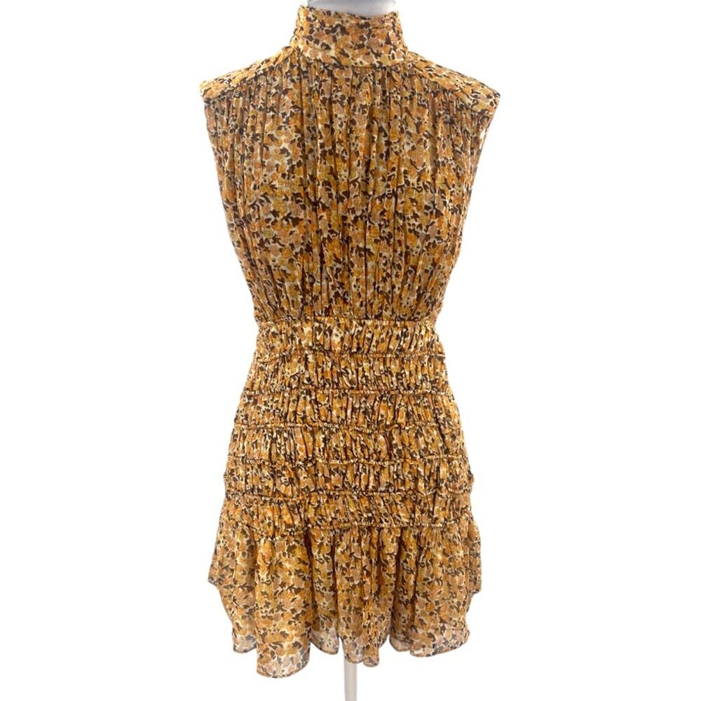 NWT SHONA JOY Collette High Neck Sleeveless Corded Mini Dress Sz 4 - Picture 4 of 10